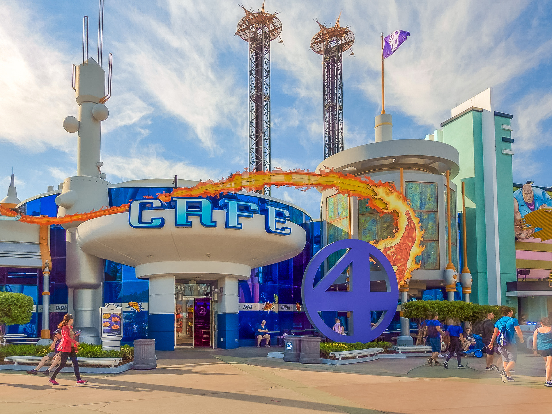 Cafe 4 At Universal Orlando World Of Universal