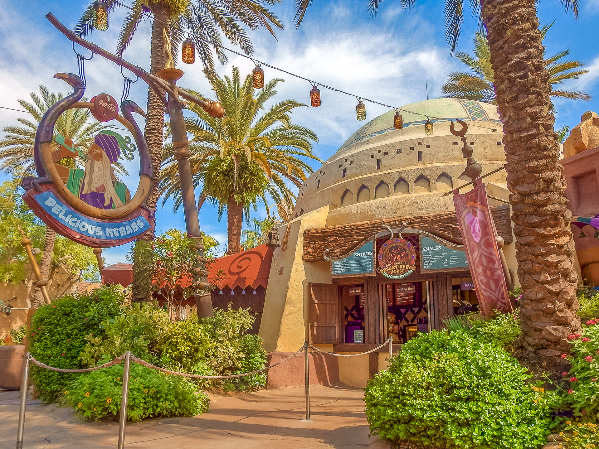 Doc Sugrue’s Desert Kebab House at Universal Orlando World of Universal