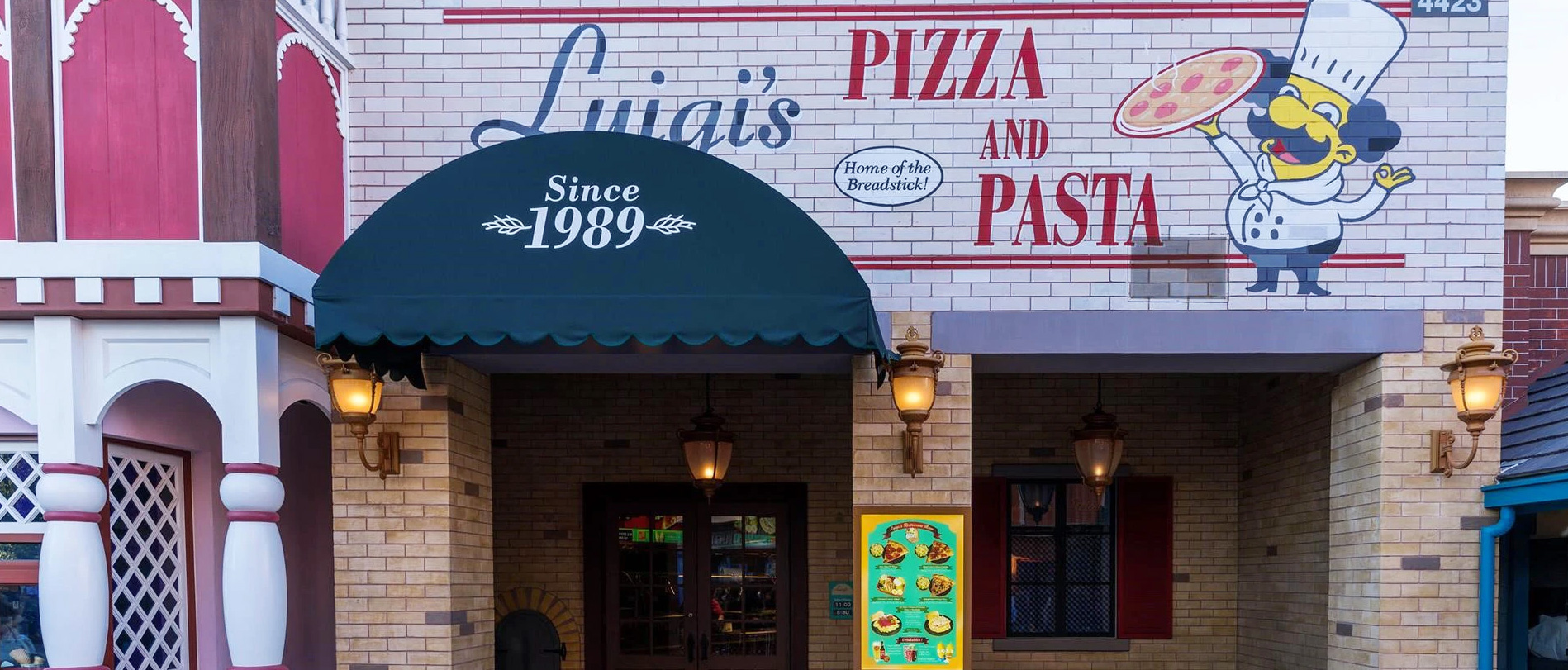Luigi's Pizza at Universal Studios Hollywood World of Universal