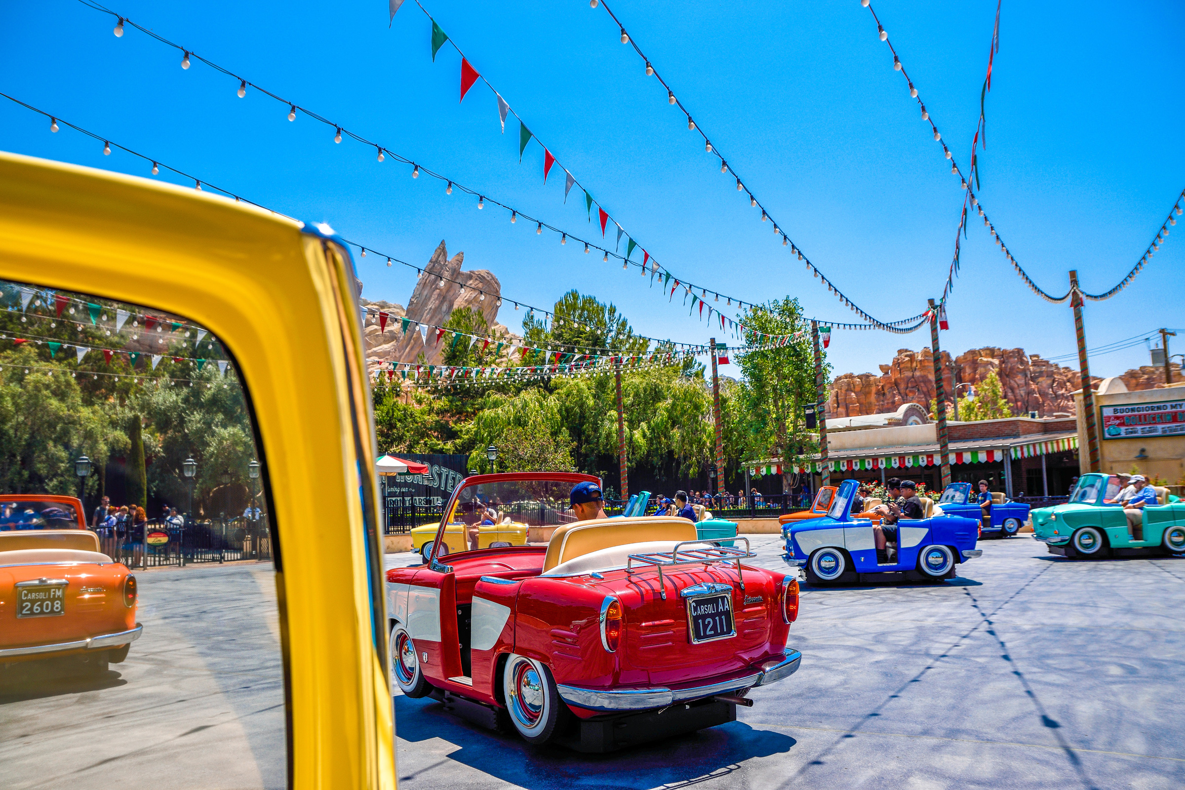 Luigi’s Rollickin’ Roadsters at Disneyland Resort - World of Universal